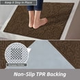 thumbnail image 5 of JAATOP Doormat Indoor 24"x 36", Dirt Trapper Entryway Rugs, Washable Welcome Mat for Inside, Entryway Rug Floor Mats Machine Washable, Brown, 5 of 9