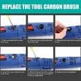thumbnail image 3 of 4Pcs Electric Motor Carbon Brushes Replacement For Power Tool Carbon Brushes, 3 of 12
