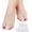 White, variant on Povihome 10 Pack Big Toe Sleeves, Gel Toe Protectors, Gel Toe Caps Pads for Big Toe Protect, Stubbed Toe,Crossing Toes,Corns and Calluses