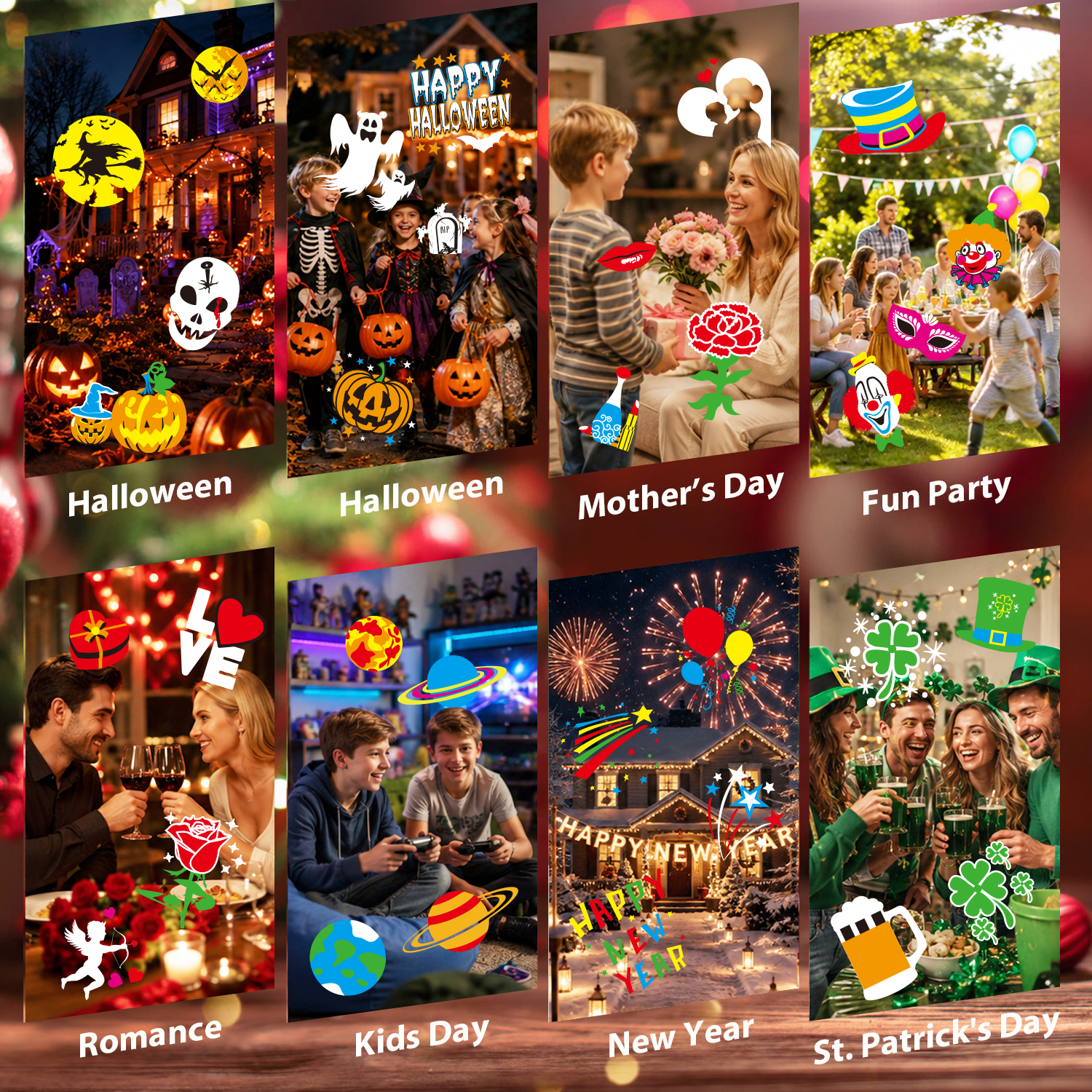Uncahome Halloween Projector Lights With 16 HD Slides photo 6
