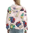 thumbnail image 7 of Haiem Mushroom for Women's Fashion Hoodies & Sweatshirts with Kangaroo Pocket,Hooded Sweatshirt with Eye-catching Drawstrings-Small, 7 of 7