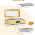 thumbnail image 4 of Eastvita Réchaud Électrique Pleine Grandeur de 9 Qt avec Écran Tactile, Ensemble à Dessus Roulé, Serveurs Alimentaires Dorés, Réchaud, 4 of 7