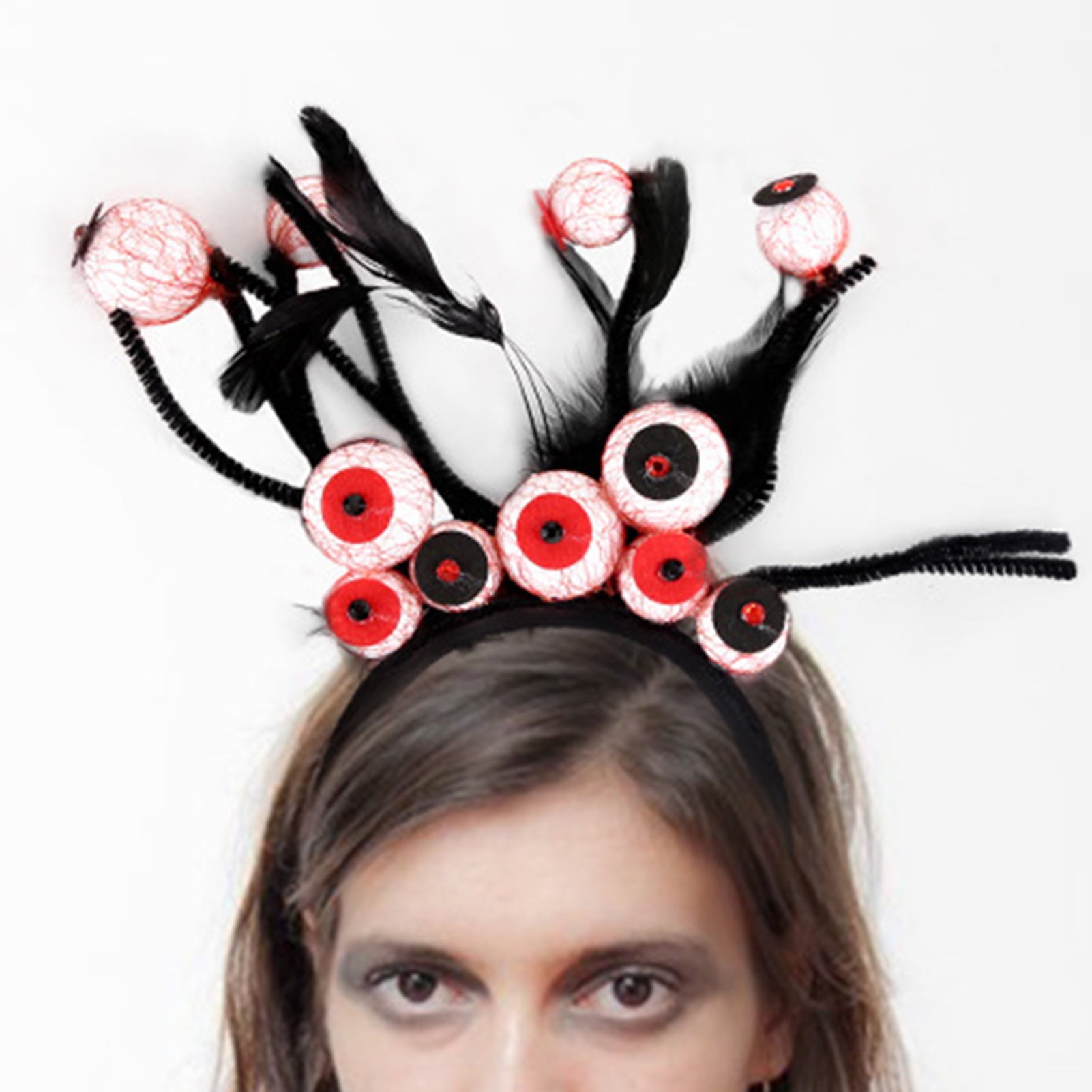 Halloween Headband Spider Props Carnival Hair Band Party Headwear Girl Headdress 