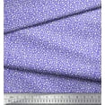 thumbnail image 2 of Soimoi Purple Poly Georgette Fabric Uneven Dots Print Fabric by Yard 52 Inch Wide, 2 of 5