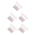 thumbnail image 3 of Seitruly 60 Pieces Transparent Rose Gold Push Wall Studs Flat-headed Calendar Map Photo Projects Office Craft Pin Tacks Home Type2 NO2, 3 of 6
