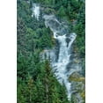 thumbnail image 2 of Engelbrecht, Jim 23x32 White Modern Wood Framed Museum Art Print Titled - Thunder Falls-LeConte Bay-Petersburg-Alaska-USA, 2 of 4