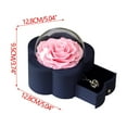 thumbnail image 4 of Valentine's Day Red Preserved Pink Real Rose Necklace Box,Eternal Flowers Rose Gifts for Mom Grandma Wife Girlfriend on Valentines Birthday Gifts for Her, 4 of 4