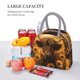 thumbnail image 5 of Balery Cute Cow Sunflower Field Bolsa de Almuerzo para Mujeres, Caja de Almuerzo, Bolsa de Almuerzo Pequeña Impermeable, Tote de Almuerzo Reutilizable con Gran Capacidad, 5 of 6