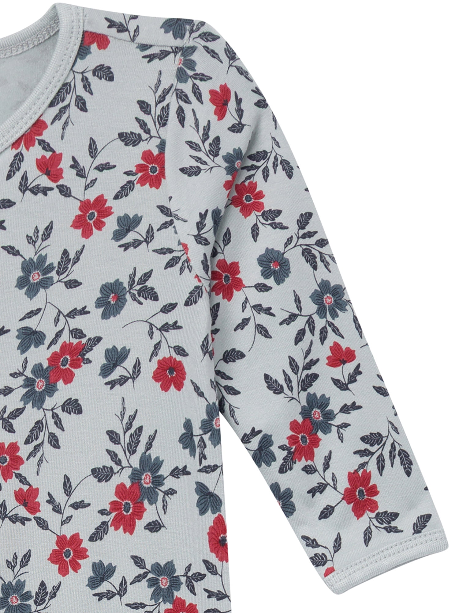 Modern Moments by Gerber Baby Neutral Viscose Patriotic Americana Two-Way Zip Sleep 'N Play Footed Pajamas, Sizes Newborn - 6/9 Months