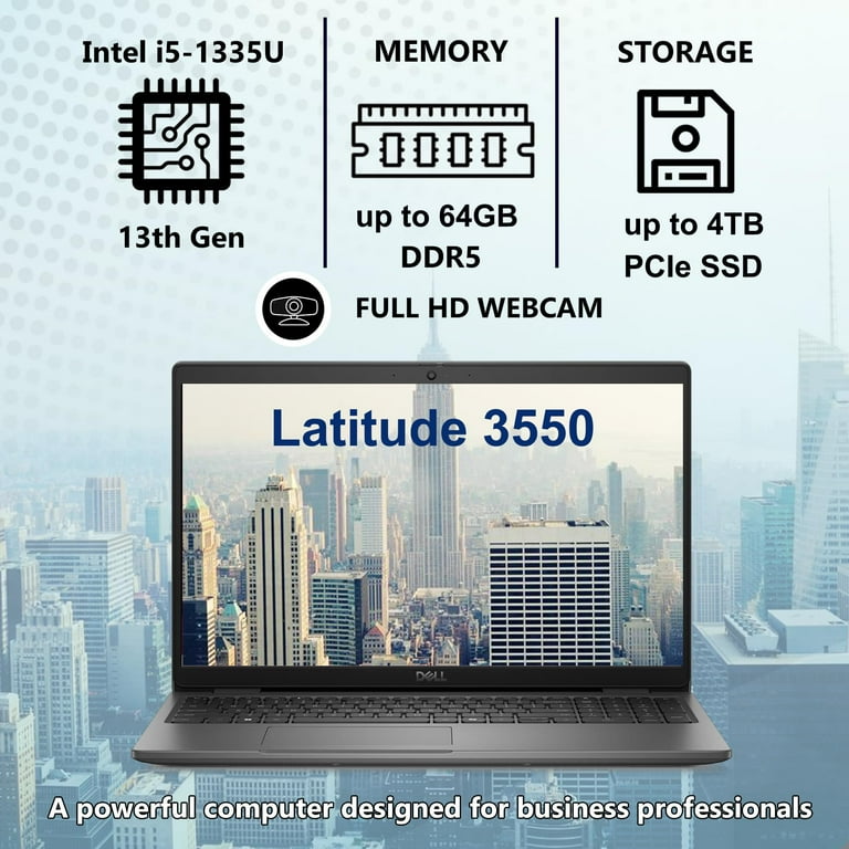 Dell Latitude 3550 Laptop Computer for Business and Work