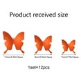 thumbnail image 3 of Clearance Items: 3D Hollow Colorful Butterfly Home Decoration 12Pcs, Kingtow Hangs Design for Indoor and Outdoor and Elegant Home, Type A, 3 of 8