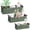 Green, variant on 3 Pcs Boho Storage Wicker Baskets Handmade Woven Decorative Paper Rope Baskets for Organizing with Handle Countertop Toilet Paper Storage Container for Toilet Tank Top