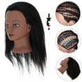 Reverse Hair Dryer Mannequin Head 16 Baby Rubber Bands for Hair