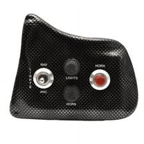 Tracker Boat Switch Panel 169384 | 5 1/2 x 4 5/8 Inch Carbon Fiber