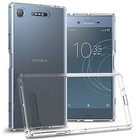 CoverON Sony Xperia XZ1 Case, ClearGuard Series Clear Hard Phone Cover