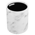 thumbnail image 3 of Minkissy White Marble Waste Bin PP Plastic Container for Storage Easy to Use Reusable Perfect for Small Spaces 8.5L, 3 of 7