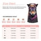 thumbnail image 3 of Fotbe Colorful Wolf Head A Vestido de Dormir para Niñas de 3 a 10 Años, Mangas Cortas, Estilo Princesa, Pijama Camisón con Mangas Voladas-Large, 3 of 6