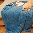 thumbnail image 3 of Gotcozy Electric Blanket Heated Throw 50''X60''- Ribbed Faux Fur Heated Blanket with 4 Heating Level & 3 Hour Auto Off Heating Blanket, ETL&FCC Certi, 3 of 7