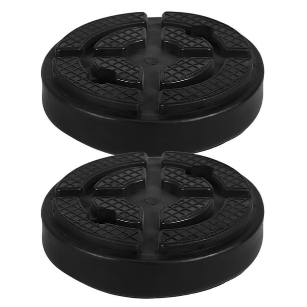 2 almohadillas de goma para elevadores de coche, almohadillas de gato de dos postes, almohadillas de goma para soporte de gato, accesorios de alta resistencia para elevadores de coche y camiones