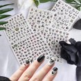 thumbnail image 4 of 5 Sheets Panda Nail Art Stickers, 3D Cute Pandas with Bamboos Flowers Nail Art Stickers Decals for Nail Design Manicure DIY Decor Kids Scrapbook Craft, 4 of 4