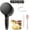 Black, variant on 8" Electric Crepe Maker, Portable Nonstick Crepe Pan with Automatic Temperature Control & On/Off Switch, Compact Hot Plate for Crepes, Pancakes, Bacon, Tortilla, Includes Dipping Plate (Red)