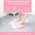 thumbnail image 2 of Shower Foot & Back Scrubber, Silicone Shower Foot Scrubber Mat with Wall-Mounted Suction Cups, Multi-Surface Silicone Bath Mat for Exfoliating and Massaging in Shower or Bathtub, 2 of 6