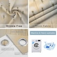 thumbnail image 4 of Watercolor Dandelion Blackout Curtains for Bedroom/Living Room, Thermal Insulated Kitchen Curtains, Farmhouse Pastoral Flowers Plants Grommet Darkening Window Treatment Drapes 42"x84"x2, 4 of 8