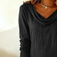 thumbnail image 7 of Ailaofu Women's 2026 Spring Summer Dress Tunic Tops for Leggings Long Sleeve Sweater Cowl Neck Fashion Shirt Dress, 7 of 7