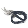 thumbnail image 2 of 100pcs Black Wax Leather Cord Necklace Rope Chain Clasp String Thread Cable Jewelry Making Accessories, 2 of 5