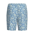 thumbnail image 2 of Lsque Floral Retro Style Mens Sleep Pajama Shorts,Short Pajama Pants, Cotton Ultra-Soft Knit-X-Large, 2 of 9