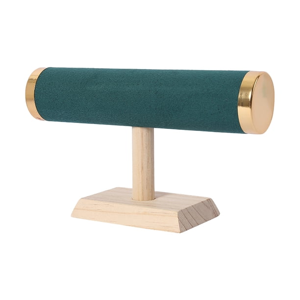 Qarigey Estante para estante, joyería duradera pura, soporte de exhibición nórdico, multifuncional, soporte para tobilleras, de Ropa, zapatos y accesorios Miscelánea Pelusa verde negruzco