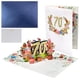 thumbnail image 1 of Tarjeta de cumpleaños número 70 de Zulbceo, tarjeta emergente con flores, tarjeta de felicitación de cumpleaños, tarjetas de felicitación, tarjetas de cumpleaños con sobre y tarjeta de, 1 of 7