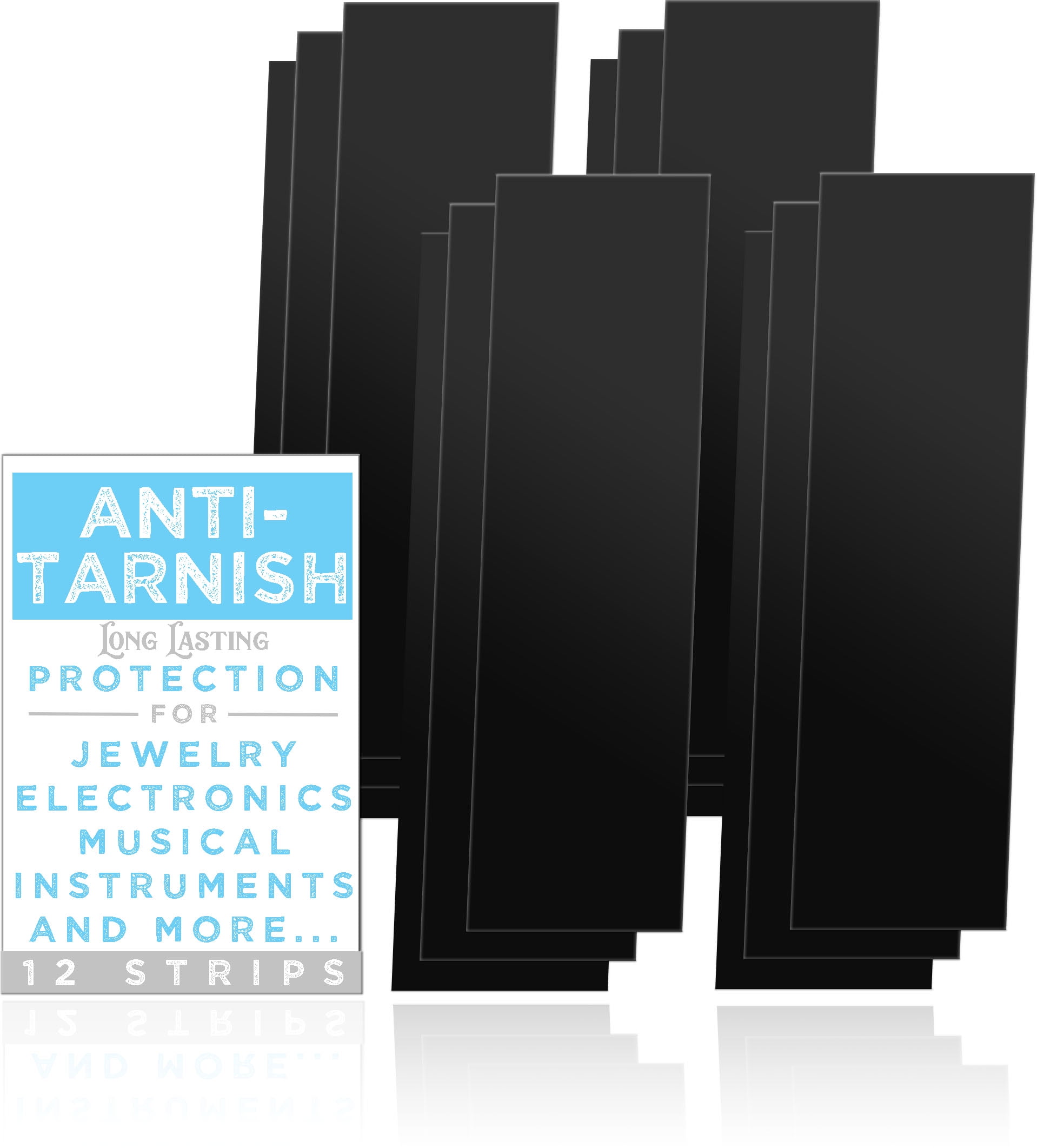 Anti Tarnish Paper Strips for Jewelry Storage 2x7 Shine Rite the
