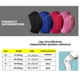 thumbnail image 3 of Sales Today Clearance! Non-slip Knee Brace, Breathable Compression Sleeve for Dance, Basketball, Soccer, Jogging, Cycling, Sports Knee Support for Men and Women Deals of The Day Clearance!, 3 of 6