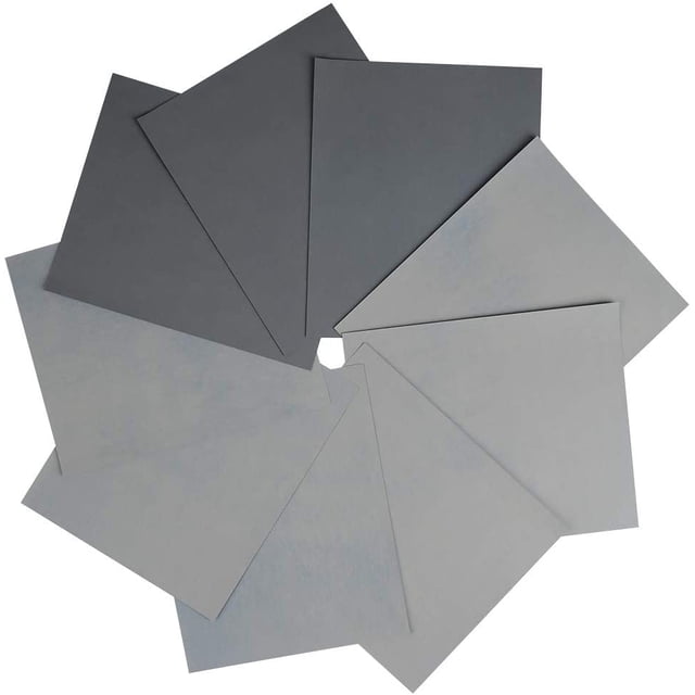 10 piezas de papel de lija 3000 5000 7000Grit surtido de papel de lija seco/agua para lijado de metal automotriz/jade/joyería/cera/ámbar de uñas oso de fresa Electrónica