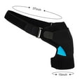 thumbnail image 7 of Shoulder Ice Pack Wrap with Compression Brace for Pain Relief, Rotator Cuff Support for Men & Women, Adjustable Shoulder Brace for Torn Tendon, Dislocation, Bursitis, Fits Left & Right Arm, 7 of 7