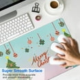 thumbnail image 4 of Merry Christmas Christmas Tree Large Gaming Mouse Pad Extended Mousepad Gaming with Stitched Edges, Non-Slip Base, Water Resist Keyboard Pad for Gamer, Office & Home, 31.5 X 11.8 in, 4 of 7