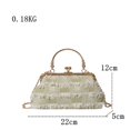 thumbnail image 4 of Bolso de noche tejido de diseñador de lujo GEEK para mujer, exquisito bolso de hombro para mujer, bolso de mano para uso diario, bolso de mano para banquete de boda., 4 of 5