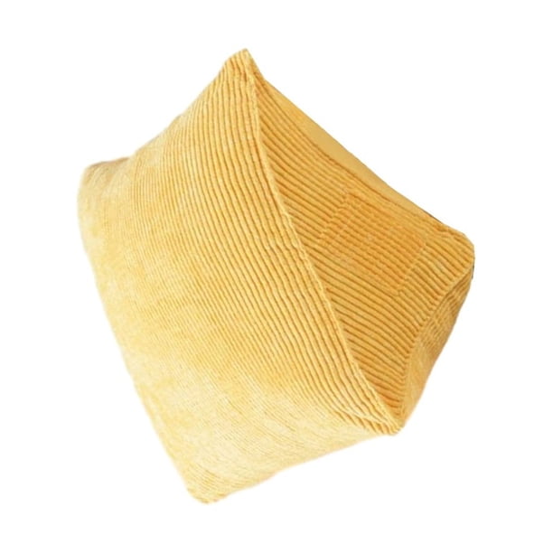 Billuyoard Cojín de respaldo y cómodo para mayor comodidad Cojines de apoyo de buen rebote Juegos de cama amarillo