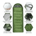 thumbnail image 2 of Saco De Dormir Portátil Para Campamento Verde, 2 of 5