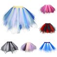 thumbnail image 3 of Faldas Para Mujer Faldas de Colores de Moda Falda Corta de Gasa Plisada Falda de Baile Para Adultos Odeerbi ODB131246, 3 of 3