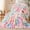 Colorful, variant on 39.37x62.99in Pastel Rainbow Blanket Faux Fur Fluffy Bubble Throw for Couch Sofa Bed, Ultra Fluffy, Anti-Shed Plush Fuzzy Bed, Throw Lightweight Breathable, Washable(RL)