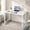 White, variant on Telrya 32 Inch Small Computer Desk, Gaming Desk with X-Brace Metal Frame for Home Office, Rust