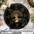 thumbnail image 6 of 1Set Pendulum Board Set Wooden Dowsing Divination Board Metaphysical Message Board with Crystal Pendulum Necklace of Life & Wheel of the Year, 6 of 7