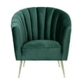 thumbnail image 5 of Manhattan Comfort Rosemont Velvet Accent Chair in Green (Set of 2), 5 of 7