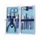 thumbnail image 1 of Set de manicura para mujeres y hombres, cortaúñas, kit de manicura de acero inoxidable, kit de aseo portátil para viajes, cuidado facial, cutículas y uñas, juego de 12 piezas, 1 of 5