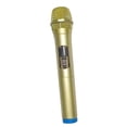thumbnail image 4 of Micrófono de apoyo para escenario de canto, disfraz de micrófono, actividad de grabación para niños pequeños, niñas y niños, disfraz de periodista Azul dorado, 4 of 8
