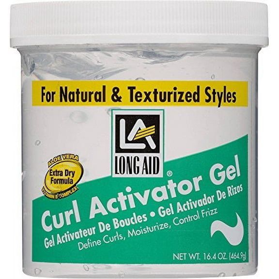 Long Aid Curl Activator Gel for Natural & Texturized Styles, 15 oz