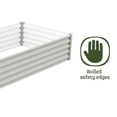 thumbnail image 6 of Absco AB1307 6 x 3 ft. Metal Rectangle Garden Bed, Surfmist, 6 of 10