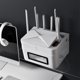 thumbnail image 5 of Xihbxyly Caja de Almacenamiento para Router Inalámbrico, Organizador Multifuncional para Cable de Alimentación, Diseño Desmontable, Panel Hueco Ventilado, Estante de Almacenamiento de Doble Capa, par, 5 of 7